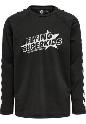 FLYING CHAMPION  - T-shirt à manches longues - black