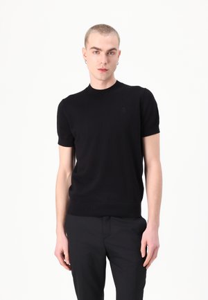 CREW NECK - Basic T-shirt - black