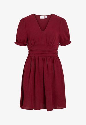 VILA, SHORT DRESS VIRELLA SHORT SLEEVED - Nappali ruha - winetasting