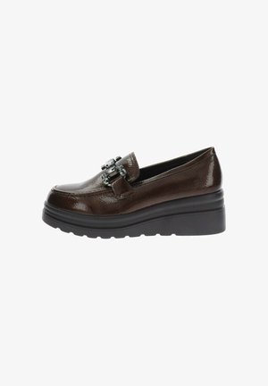 Cinzia Soft, CINZIA SOFT - MOCASSINI DONNA - Scarpe con plateau - marrone