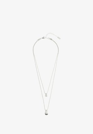 Next, 2 LAYER TEARDROP NECKLACE - Necklace - silver-coloured