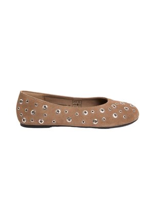 STUDDED - Ballerinasko - taupe