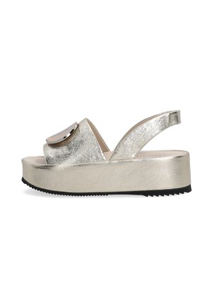 Platform sandals - gold