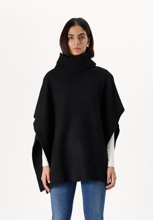 ONLLOVISA LIFE PONCHO - Cape - black