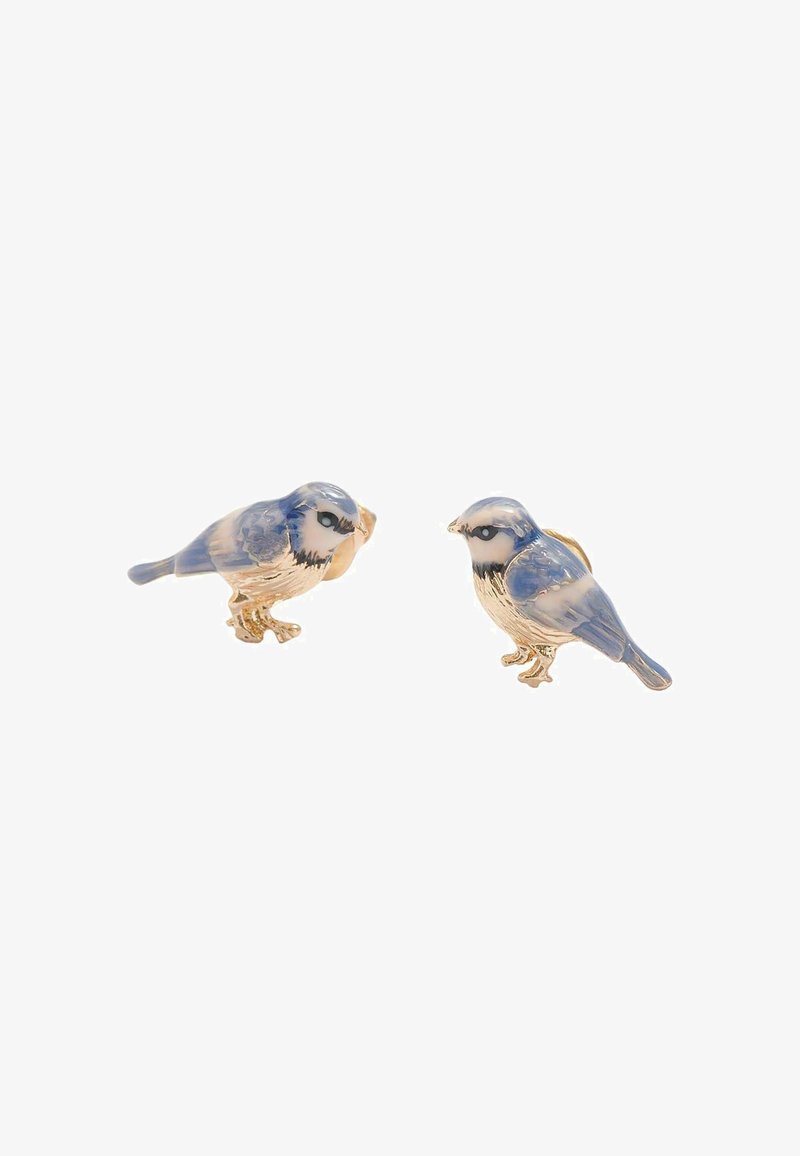 FABLE ENGLAND ENAMEL TIT STUD - Earrings - light blue