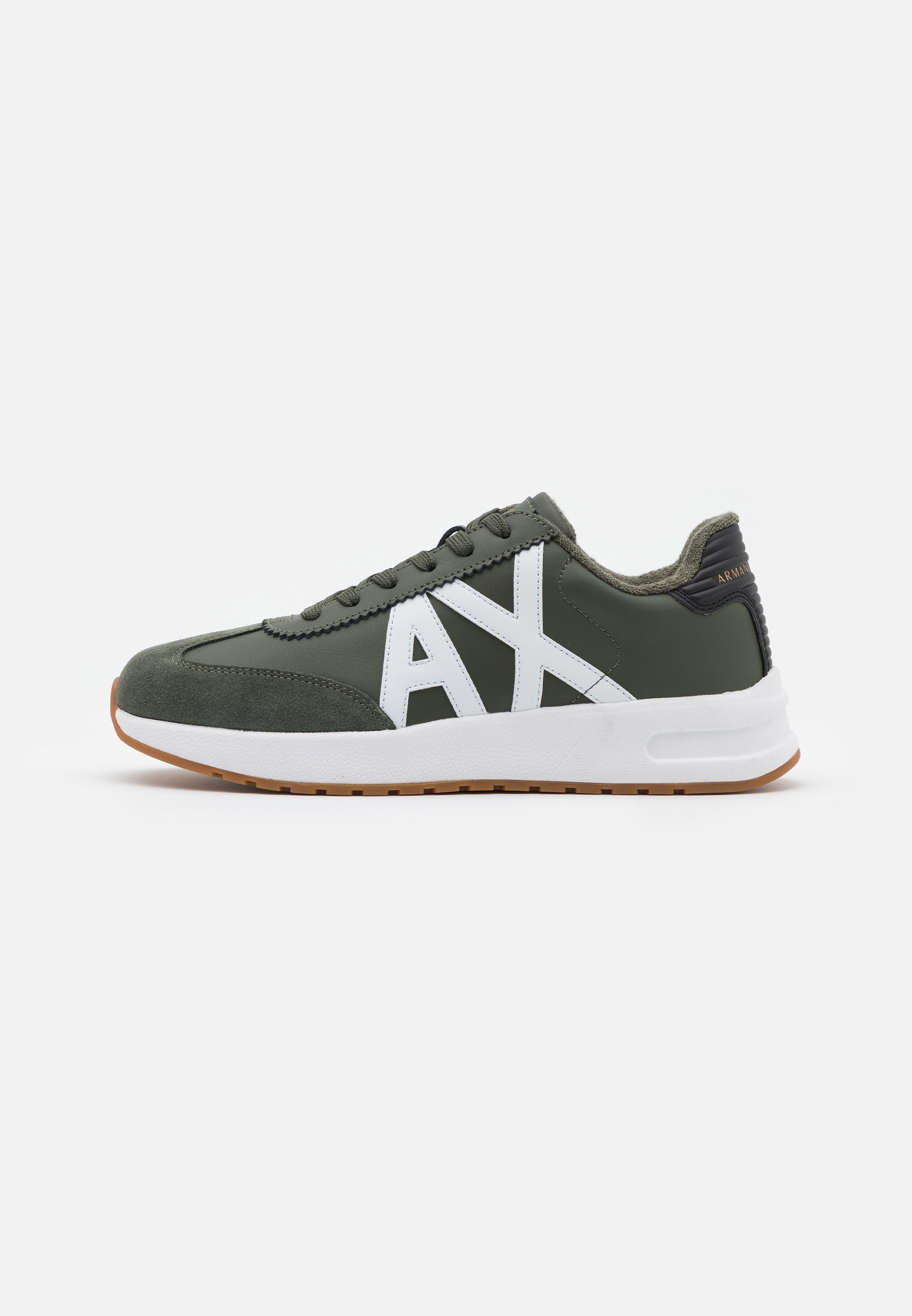armani exchange sneakers with logo