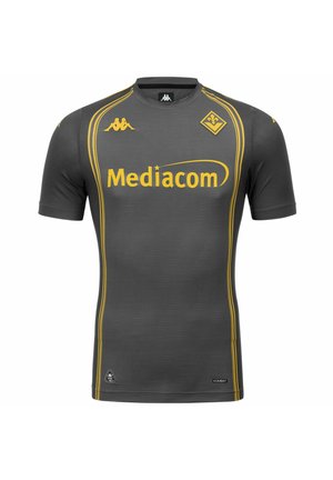 Kappa KAPPA - T-SHIRT MODELLO: KOMBAT PRO 2026 GK FIORENTINA - Squadra - grey poppy-grey shadow dk/yellow bumblebee