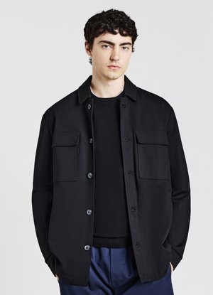 Calliope CAMICIA CON TASCHE APPLICATE - Leichte Jacke - nero