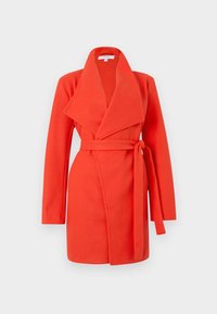 VICOOLEY COLLAR BELT COAT  - Κοντό παλτό - poppy red