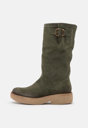 Stiefel - olive