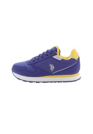 Sneakers - purple yellow