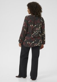 Kaffe Curve PRINTED - Blouse - windsor wine/black flower