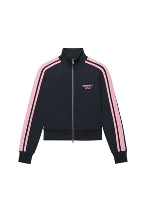Superdry & Co, SUPERDRY SIDE STRIPE TRACK TOP.. - Sweatjakke - eclipse navy sea pink