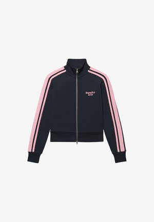 Superdry & Co, SUPERDRY SIDE STRIPE TRACK TOP.. - Sweatjakke - eclipse navy sea pink