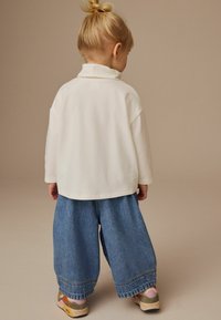 Next LONG SLEEVE RELAXED ROLL NECK - Top s dlhým rukávom - cream