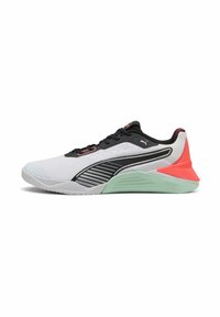 FUSE 4.0 UNISEX - Treningssko - puma white/mint melt/glowing red/puma black/ruby shimmer