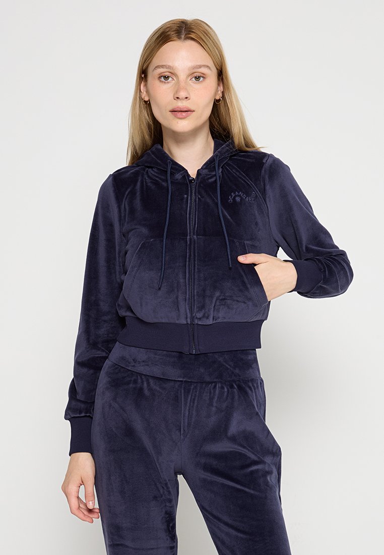 OCEANSAPART Sweater met rits donkerblauw OCEANSAPART Sweater met rits donkerblauw