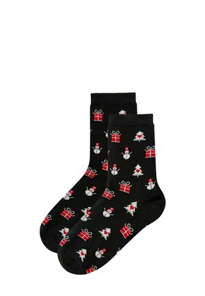 MIX MATCH - Strømper - black with print