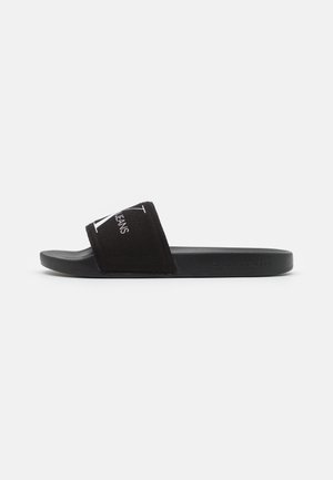 SLIDE MONOGRAM  - Sandaler - black