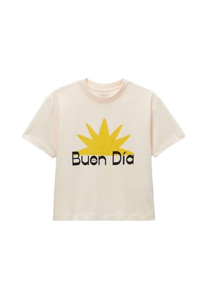 Monoprix, T-shirt imprimé - amaretti