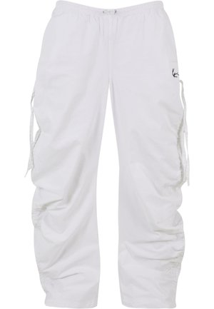 Karl Kani, SMALL SIGNATURE GATHERING PARACHUTE - Tepláky - white