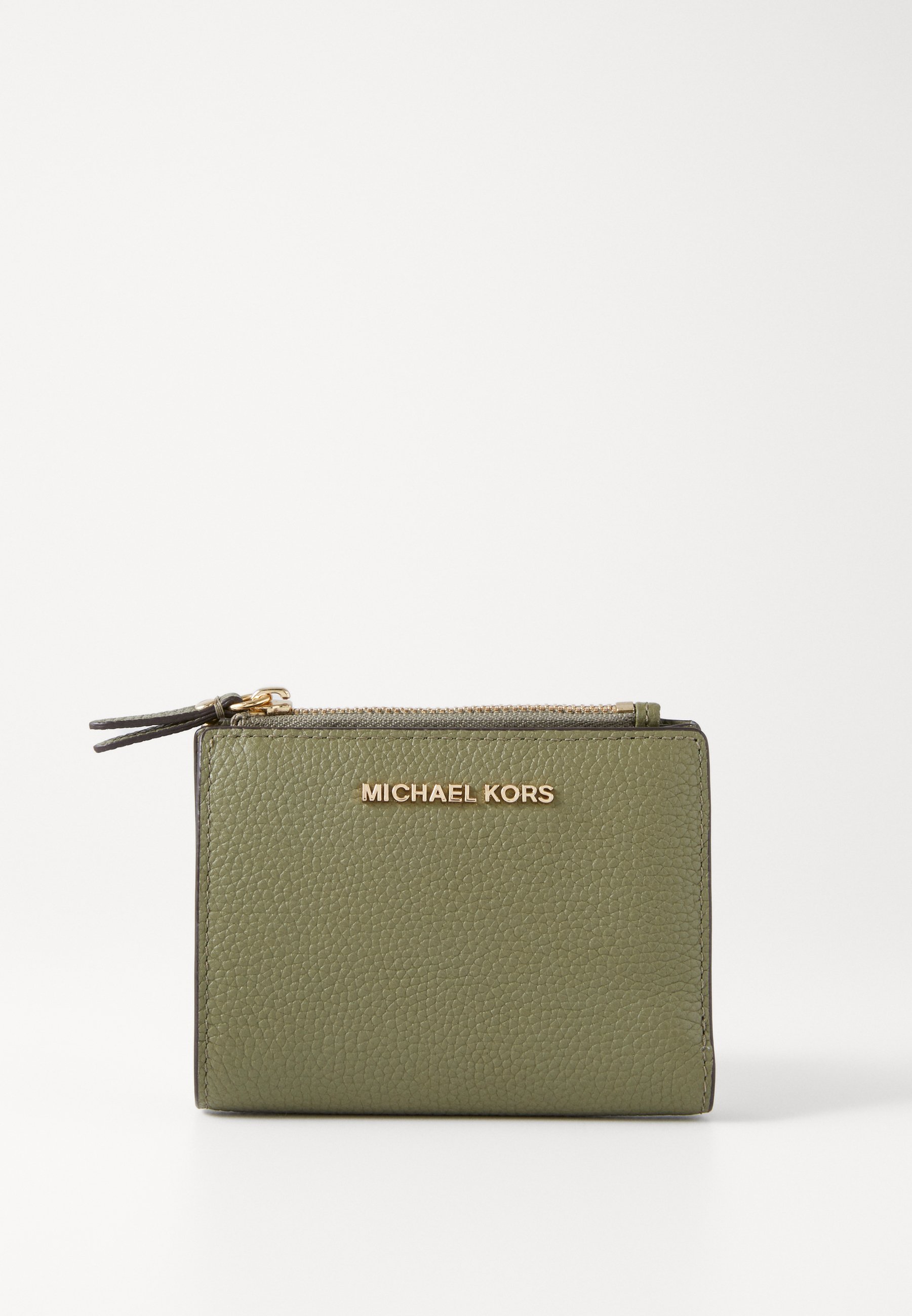 olive green mk wallet