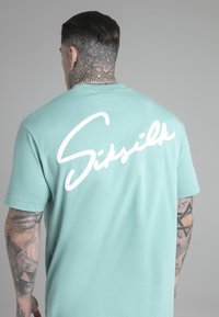 SIKSILK SCRIPT  - T-shirt con stampa - green