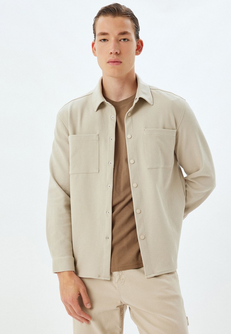 Koton SHACKET  - Chaqueta fina - beige