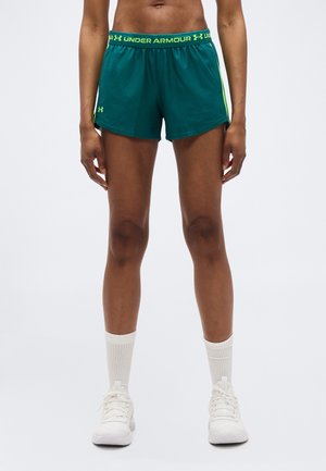 PLAY UP SHORTS - Pantaloni scurți sport - rack green/hyper green