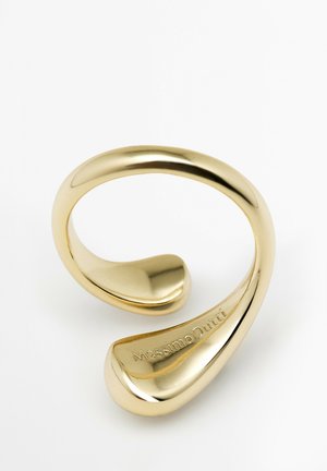 Massimo Dutti, DOUBLE TEARDROP RING - Ring - gold-coloured