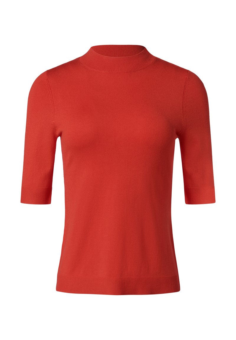 comma T-shirt basic rosso chiaro