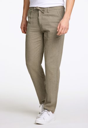 HERRINGBONE - Chino - army