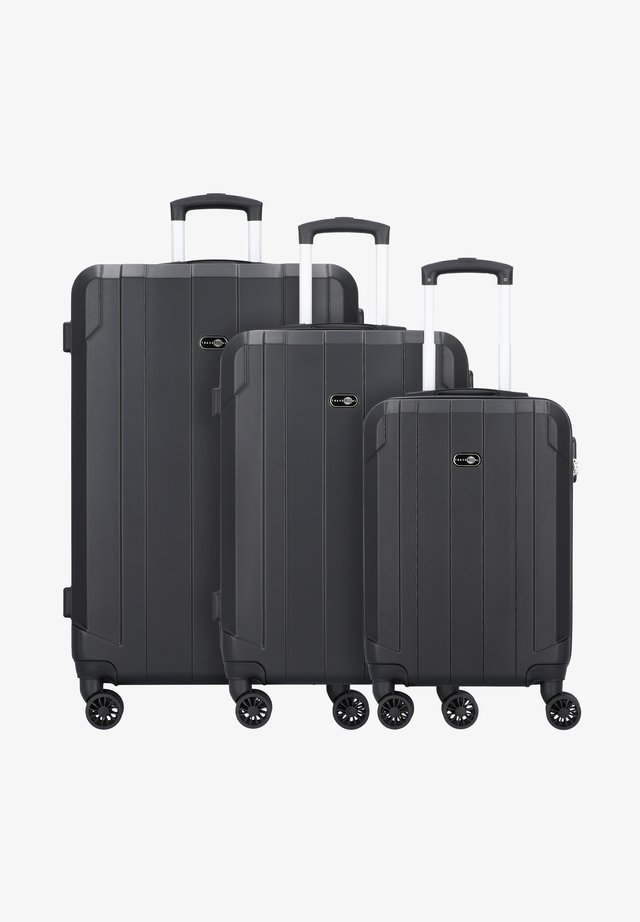 3 PIECES - Set de valises - black