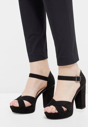 Bianco High Heel Sandalette - black
