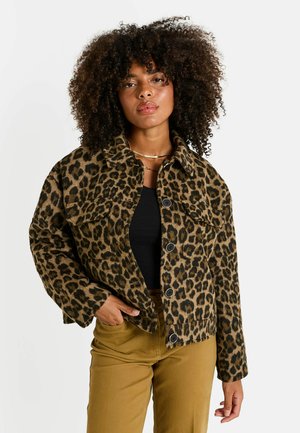 IMPRIMÉ LÉOPARD - Chaqueta de entretiempo - camel