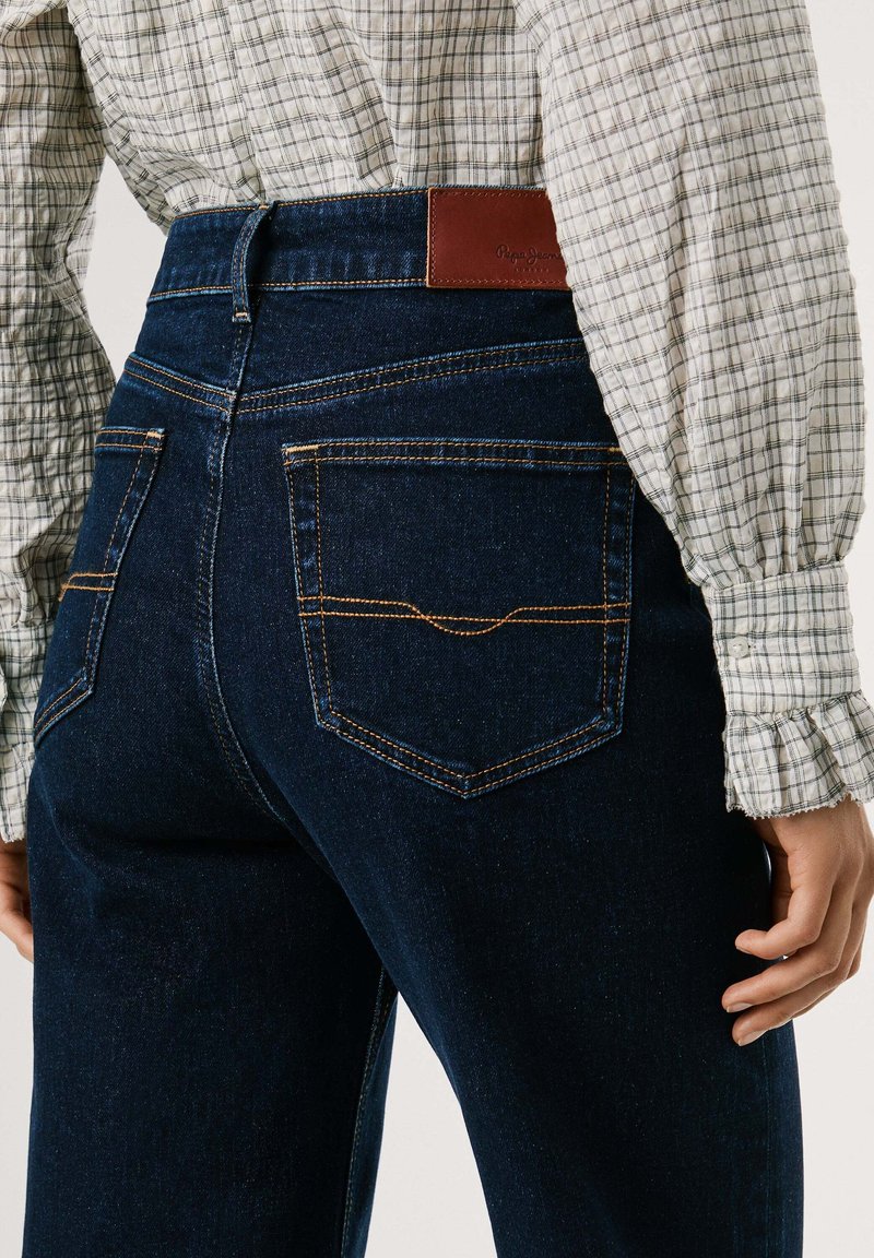 Straight High Waist Shine De Pepe Jeans De Color Negro