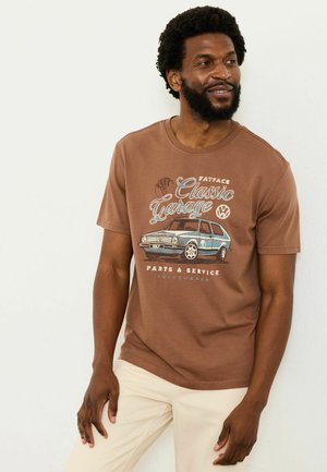 TALL FIT - VW GOLF GRAPHIC  . - T-Shirt print - dark brown