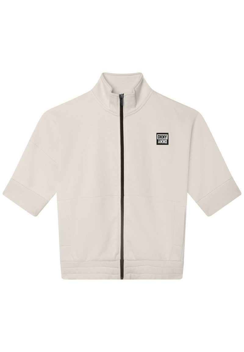 DKNY Sweater met rits grijs