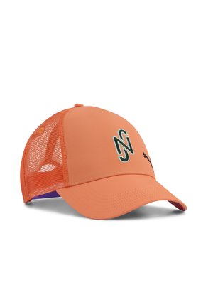 Caps - orange poppy- black