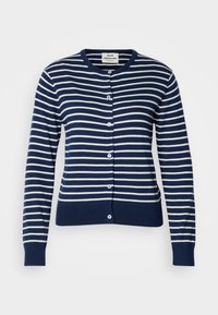 CHARLOT STRIPE CARDIGAN - Cardigan - parisian night/vanilla ice