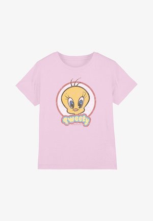 Cotton Soul, LOONEY TUNES RETRO TWEETY UNISEX - Print T-shirt - pink