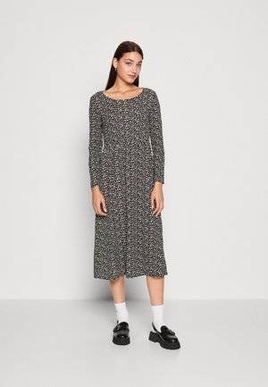 JDY JDYLOTUS O NECK DRESS  - Φόρεμα ημέρας - black