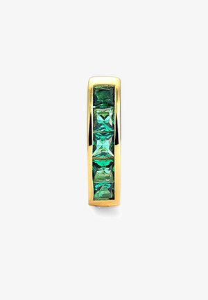 Common Lines BAGUETTE HOOP UNISEX - Single earring - goldfarben