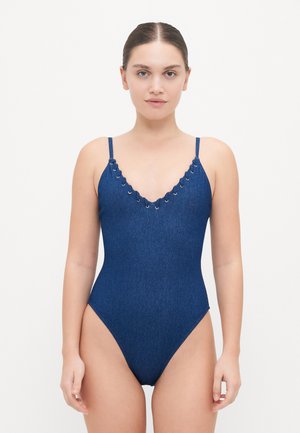 Good American DEEP DIVE  - Maillot de bain - denim rinse