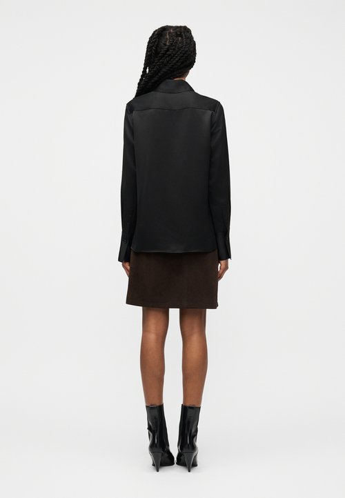 Camicia con colletto, bordato in pizzo bianco The Kooples | La Redoute Camicia con colletto, bordato in pizzo bianco The Kooples | La Redoute