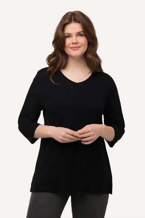 Ulla Popken, GROSSE GRÖSSEN - T-shirt à manches longues - noir