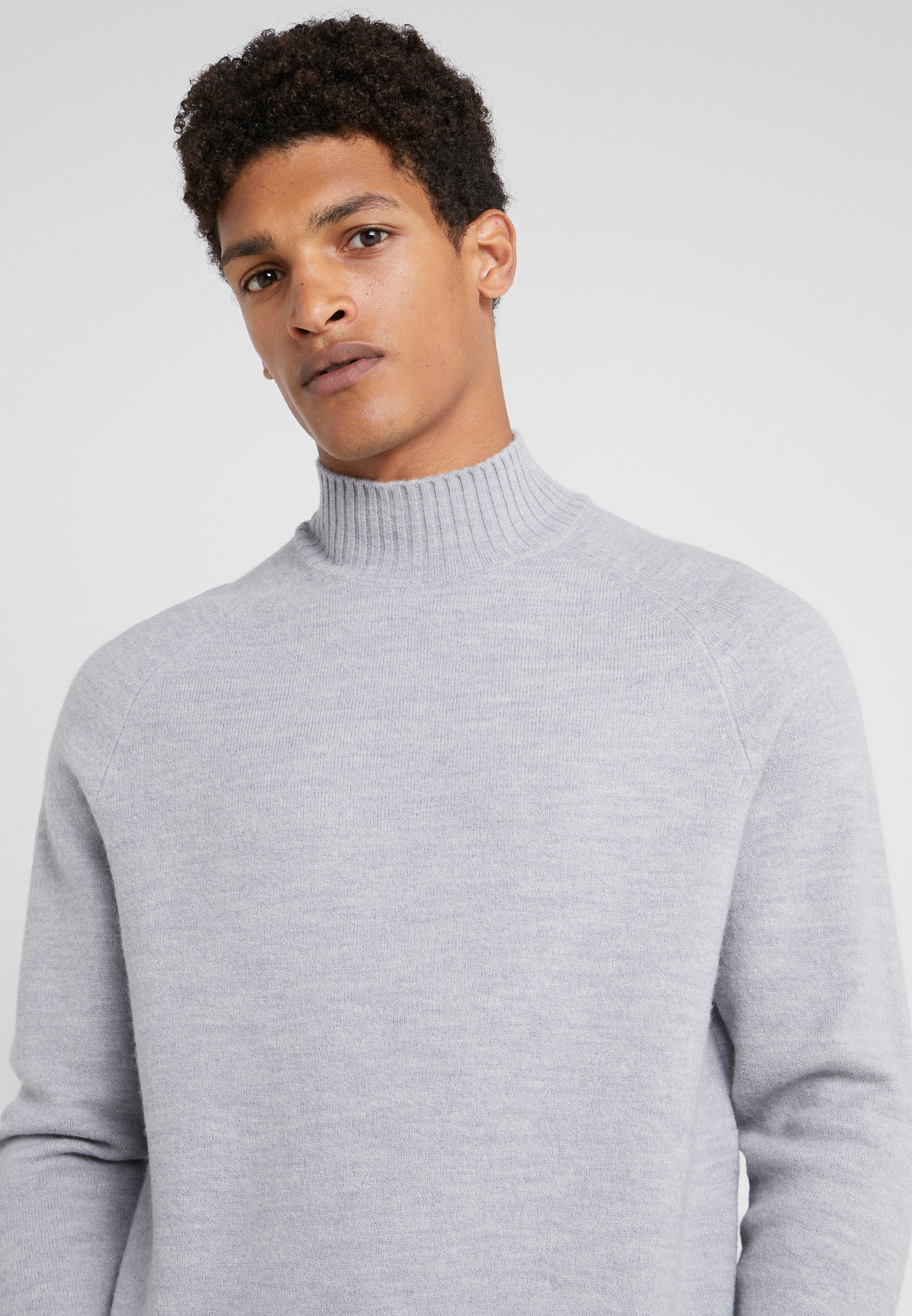 J.LINDEBERG TONY Strikkegenser grey melange Zalando.no J.LINDEBERG Strikkegenser - grey
