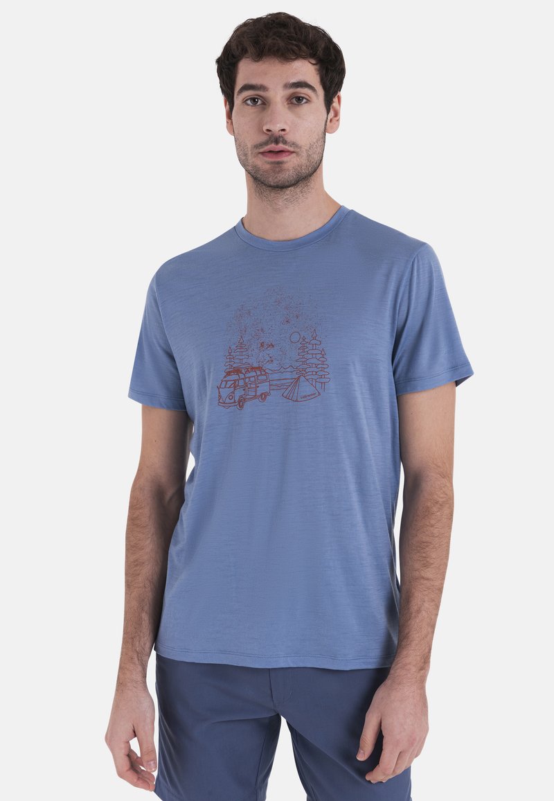 icebreaker T-shirts print - LIGHT BLUE