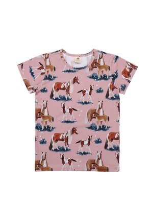LITTLE BIG HORSES - Print T-shirt - rosa