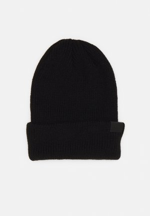 ROUTINE BEANIE - Megzta kepurė - true black